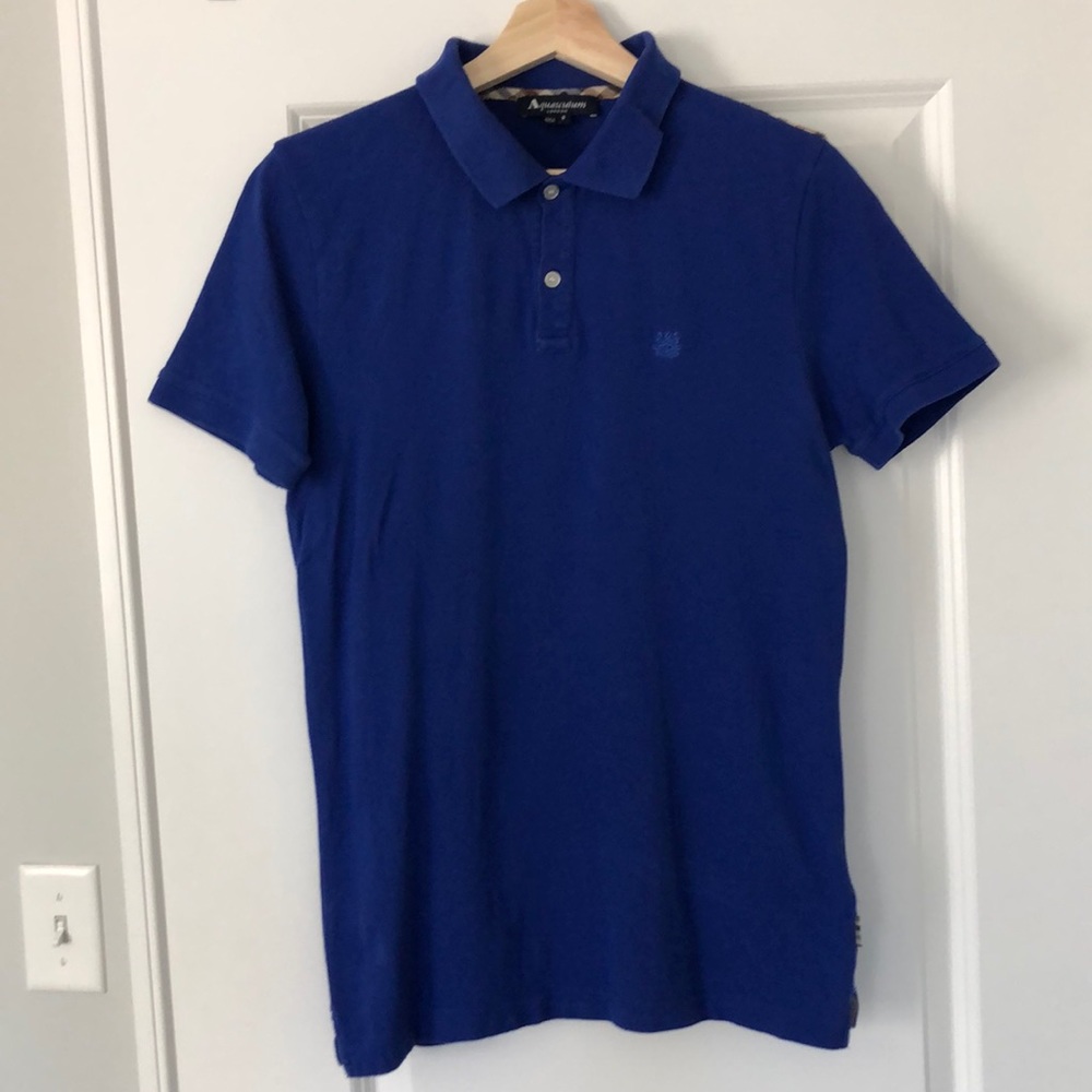 Aquascutum men’s polo in blue